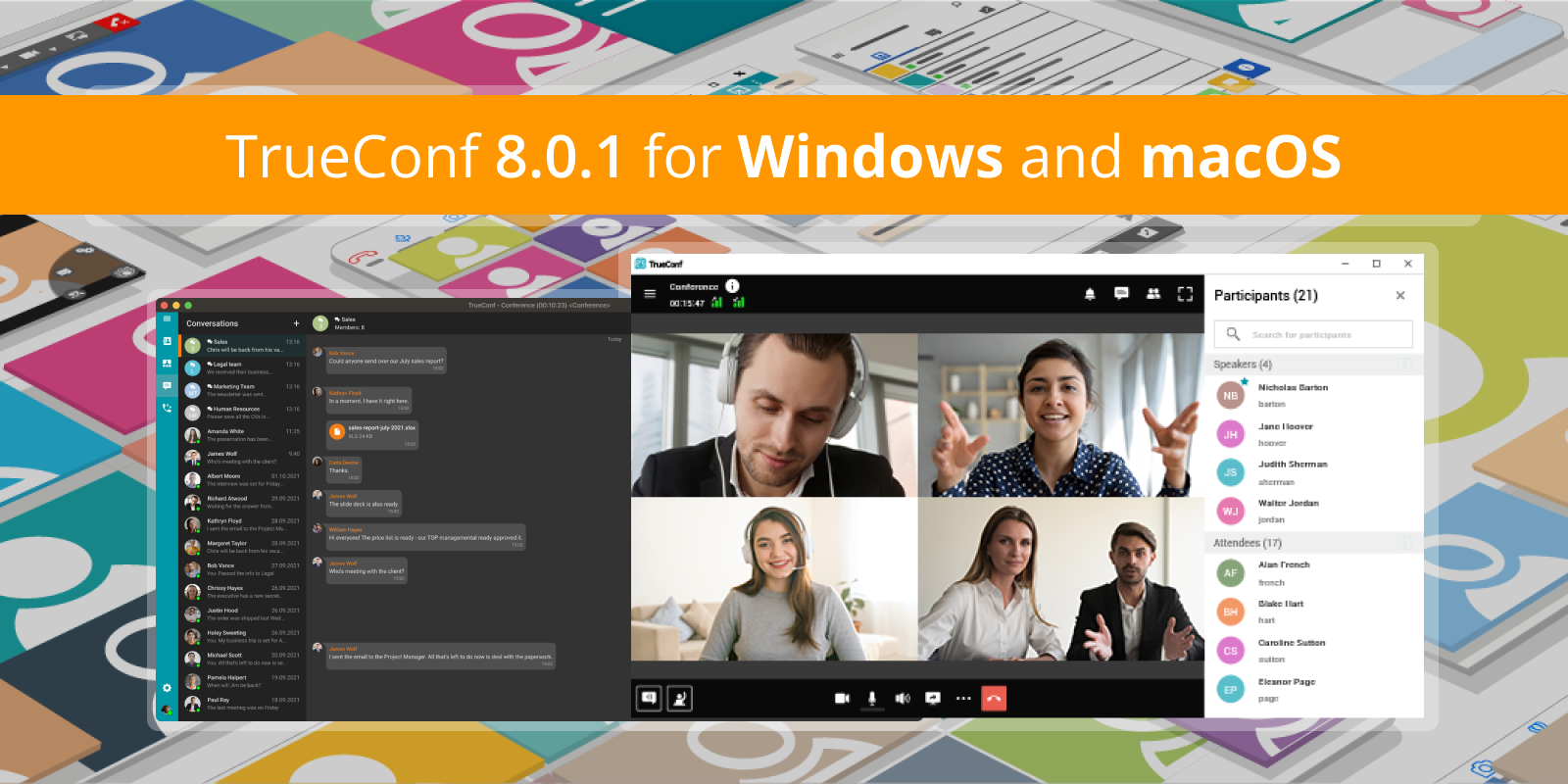 TrueConf 8.0.1 cho Windows và macOS